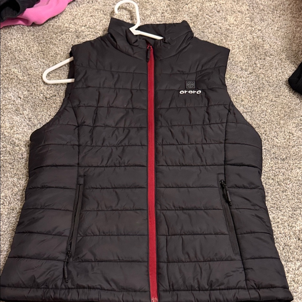 Ororo Women's Black Heated Vest charger not included